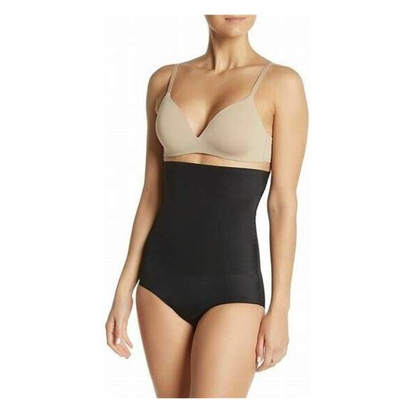 SkinnyGirl Smoothers & Shapers High Waisted Small Black Tummy Control Shapewear - Picture 1 of 7